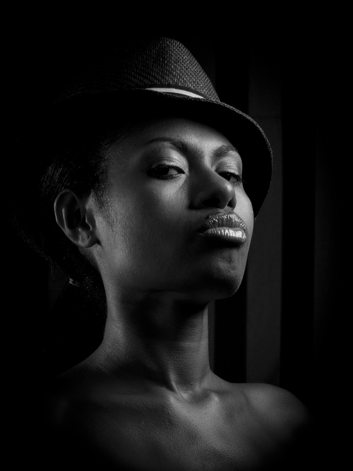 image of AARONTAIT COPYRIGHTED 2014 111 ADVERTISING PNG GIRL BLACK AND WHITE PORTRAIT FASHION BEAUTY