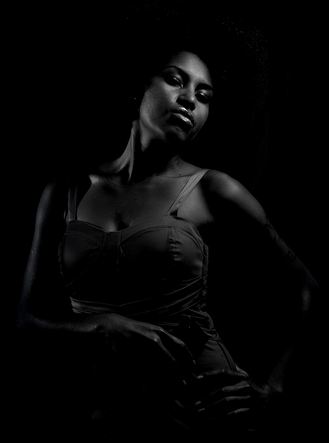 image of AARONTAIT COPYRIGHTED 2014 112 ADVERTISING PNG GIRL BLACK AND WHITE PORTRAIT FASHION BEAUTY